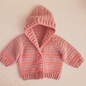 Handmade Crochet beautiful Sweater hooded